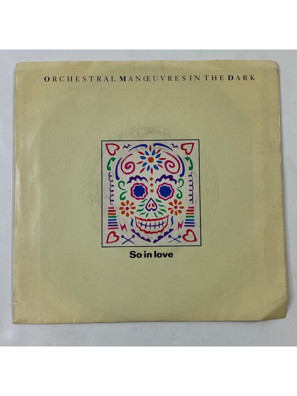 Vintage Omd So In Love 45 Rpm Vinyl Single Retro New Wave Music Collectible